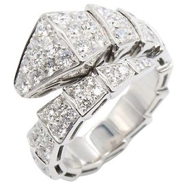 Bulgari BVLGARI Serpenti Diamantring Silber Andere