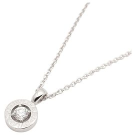 Bulgari Collar de oro blanco de 18K Bvlgari con diamantes claros Plata Otro