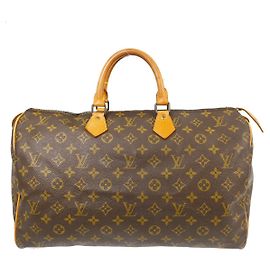 Bolsa Louis Vuitton Speedy Monogram Canvas 40 Marrom