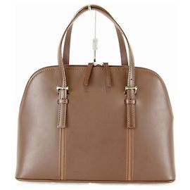Bolsa de couro marrom Burberry Marrom
