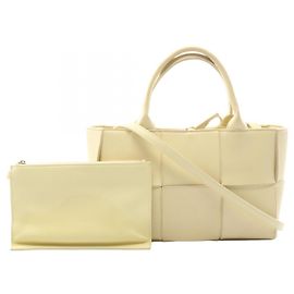 Borsa Tote Mini Arco 2-Way Bottega Veneta Giallo