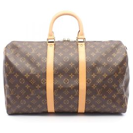 Bolsa Boston Louis Vuitton Keepall 45 Marrom Monograma