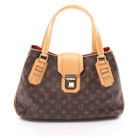 Louis Vuitton Greet Handtasche Braun Monogramm