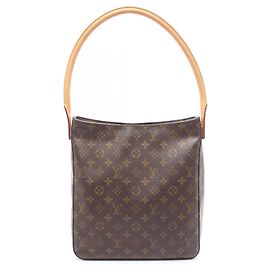 Bolsa de Ombro Louis Vuitton Looping GM Marrom