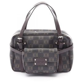 Bolsa Loewe Anagram Marrom Preto