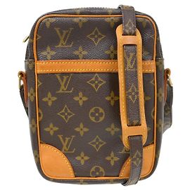 Louis Vuitton Danube Handbag Monogram Canvas MM Brown