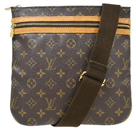 Louis Vuitton Bosphore Pochette Monogram Canvas Marrom