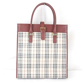 Burberry Nova Check Tote Bag Rot