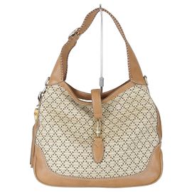 Bolsa de Ombro Gucci Diamante New Jackie Bege