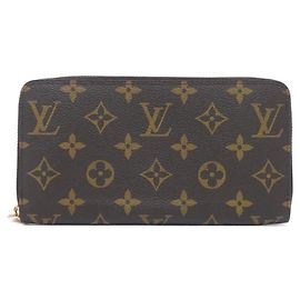 Louis Vuitton Monogram Zippy Wallet Brown