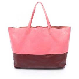 Céline Sac cabas horizontal Celine Rose Bordeaux