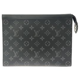 Louis Vuitton Monogram Eclipse Pochette Voyage MM Noir