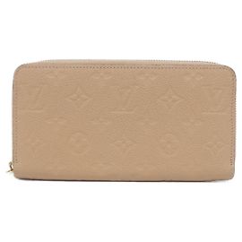 Cartera Zippy Monogram Empreinte Louis Vuitton Gris pardo