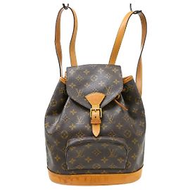 Louis Vuitton Montsouris Backpack Monogram Canvas MM Brown