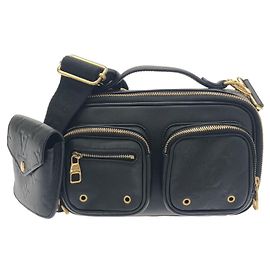 Borsa a tracolla Louis Vuitton Utility Crossbody Nero