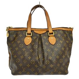 Borsa Louis Vuitton Palermo Monogram Canvas PM Marrone