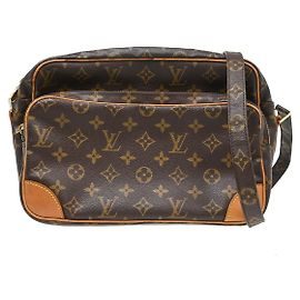Louis Vuitton Nil Messenger Bag Monogram Canvas 28 Brown