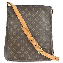 Bolsa Louis Vuitton Musette Salsa em Canvas Monogram GM Marrom