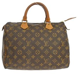 Louis Vuitton Speedy Monogram Canvas 30 Marron
