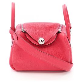 Hermès Bolsa de ombro Hermes Lindy Mini Rosa