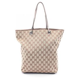 Sac cabas Gucci GG Canvas Marron Beige