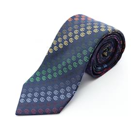 Corbata de seda Gucci Multicolor Azul marino