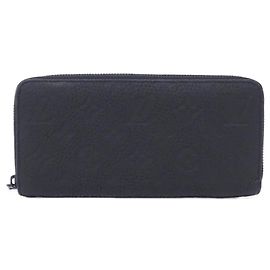 Louis Vuitton Taurillon Monogram Zippy Wallet Black Monogram
