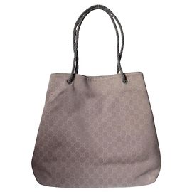 Gucci Bolsa Tote em Canvas Monograma GG Marrom