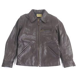 Autre Marque Horsehide Lederjacke JOE McCOY Braun