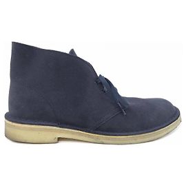 Autre Marque Chaussures Desert Boot Clarks Bleu Bleu Marine