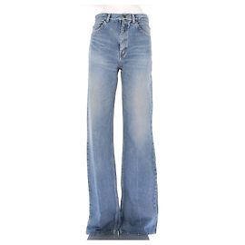 Vaqueros Saint Laurent de pierna ancha azules Azul