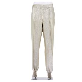 Stella Mc Cartney Pantalon sarouel doré Stella McCartney Doré
