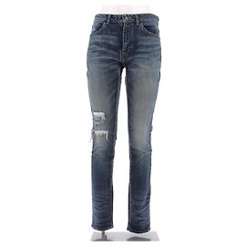 Vaqueros rotos Saint Laurent azules de algodón talla 29 Azul