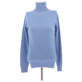 Autre Marque Pull col roulé bleu ciel Blue