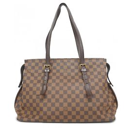 Bolsa de Ombro Louis Vuitton Damier Chelsea Damier ebene