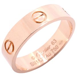 Anillo Love de Cartier en oro rosa de 18K Otro