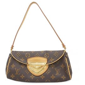 Borsa a tracolla Louis Vuitton Monogram Pochette Beverly Marrone