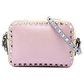 Borsa Camera Valentino Multi Multicolore in pelle Rockstud Multicolore