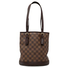 Louis Vuitton Marrom Damier Ebene Marais Marrom