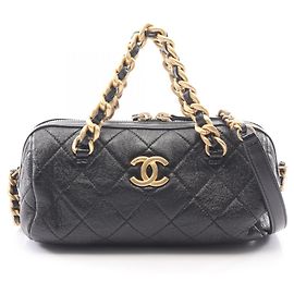 Borsa Bowling Matelassé Chanel Nero