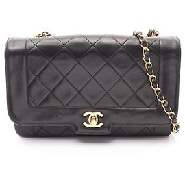 Bolsa de ombro Chanel Matelassé Single Flap Preto