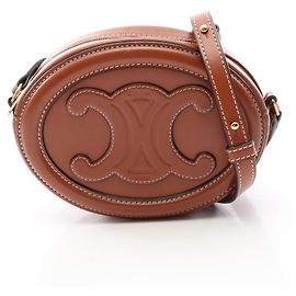 Céline Bolsa Triomphe Oval Celine Marrom