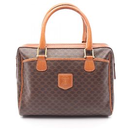 Céline Bolsa Boston Celine Macadam Marrom Marrom