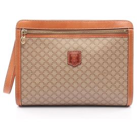 Céline Pochette Celine Macadam Marron Beige