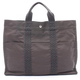 Hermès Borsa Tote Hermes Herline MM Marrone