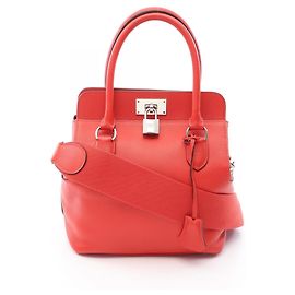 Hermès Borsa Hermes Toolbox 20 Rouge Pivoine Rosso