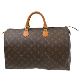 Bolsa Louis Vuitton Speedy Monogram Canvas 40 Marrom