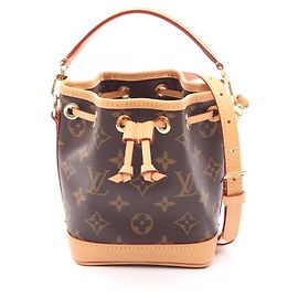 Bolsa Louis Vuitton Nano Noe Monogram Marrom