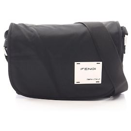 Borsa a tracolla in nylon Fendi Nero