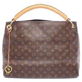Bolsa de Ombro Louis Vuitton Artsy MM Monogram Marrom